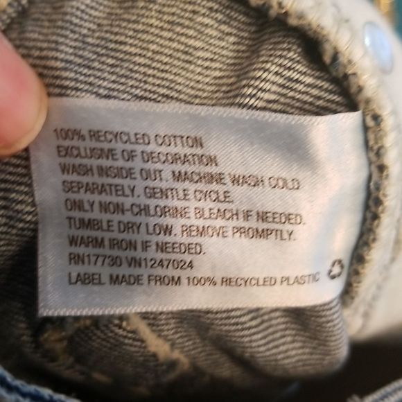 Wild Fable Womens Jeans Mini Skirt Butterfly, 03, "Out of this world", NWT Sz.0 - Picture 11 of 14